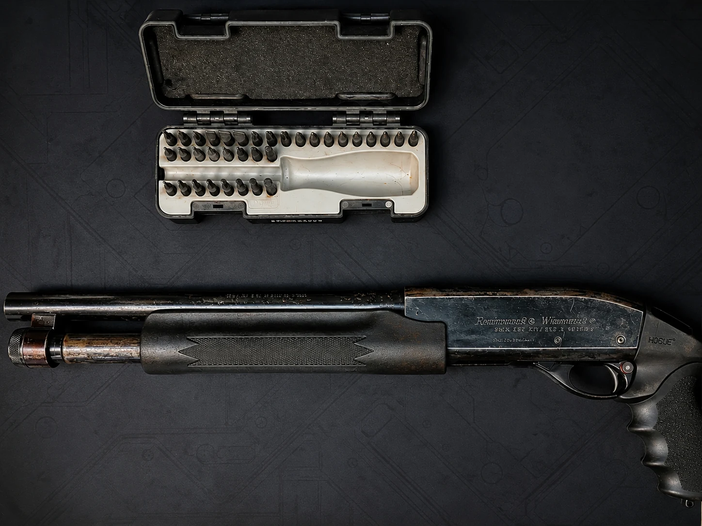 Remington 870 before restoration